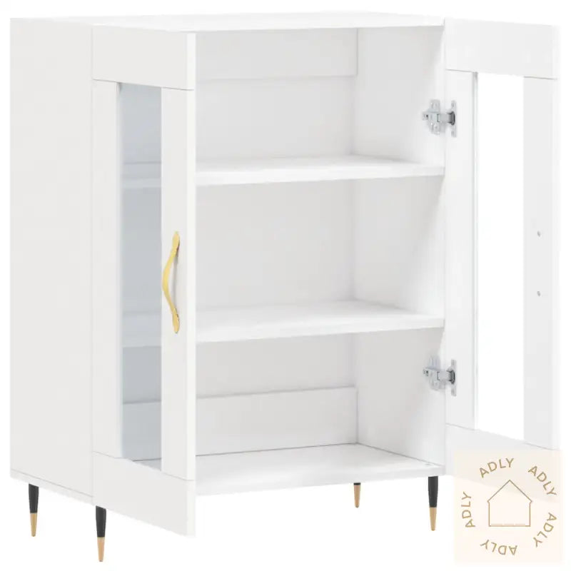 Skjenk Hvit 69,5X34X90 Cm Konstruert Tre