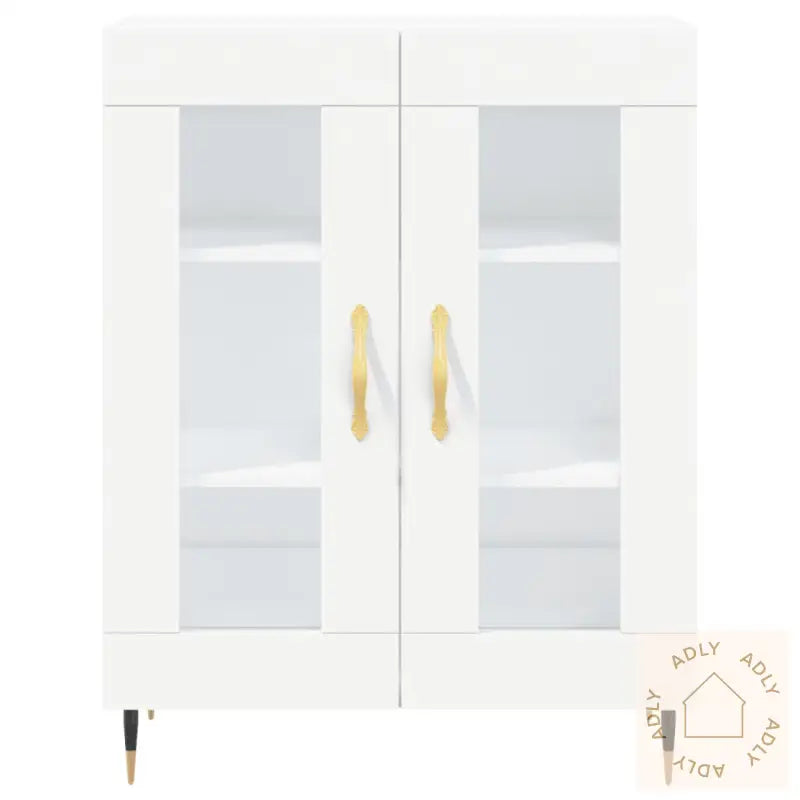 Skjenk Hvit 69,5X34X90 Cm Konstruert Tre