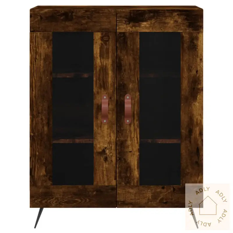Skjenk Røkt Eik 69,5X34X90 Cm Konstruert Tre
