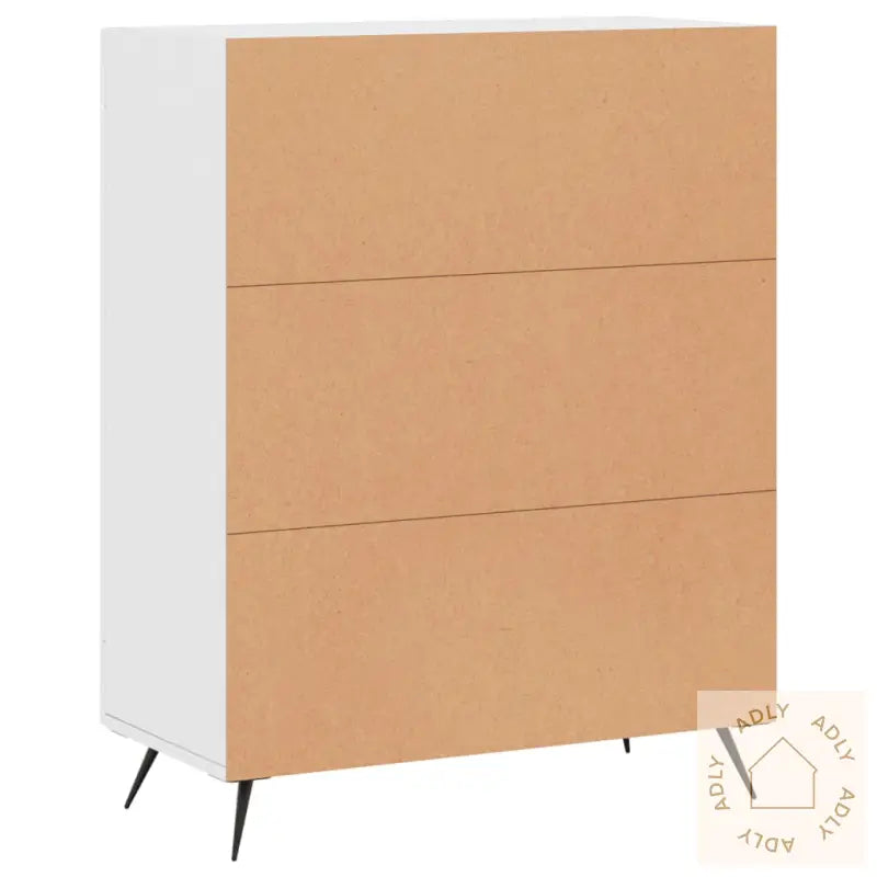 Skjenk Hvit 69,5X34X90 Cm Konstruert Tre