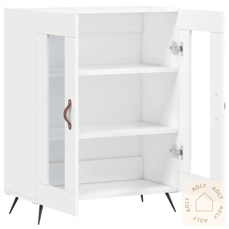 Skjenk Hvit 69,5X34X90 Cm Konstruert Tre