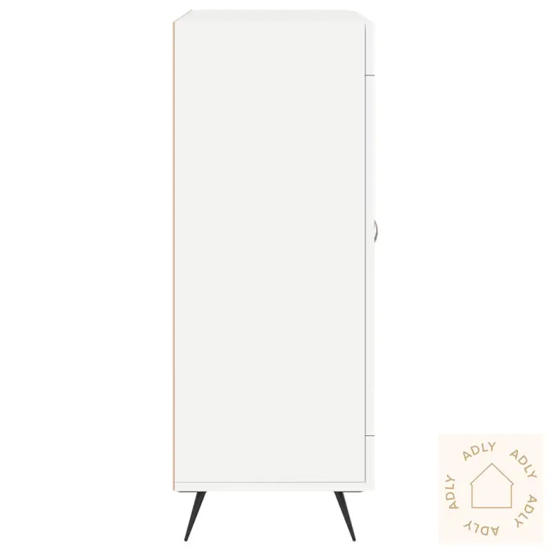 Skjenk Hvit 69,5X34X90 Cm Konstruert Tre