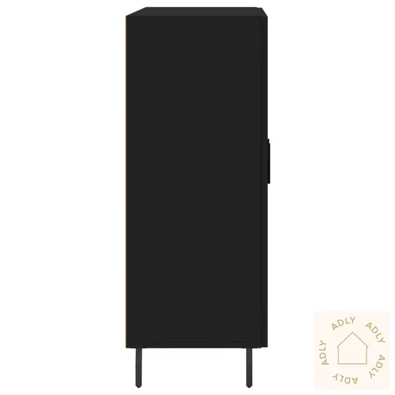 Skjenk Svart 69,5X34X90 Cm Konstruert Tre