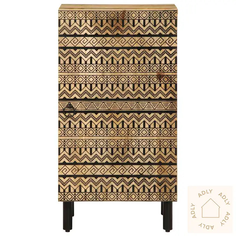 Skjenk 40X33,5X75 Cm Grovt Heltre Mangotre