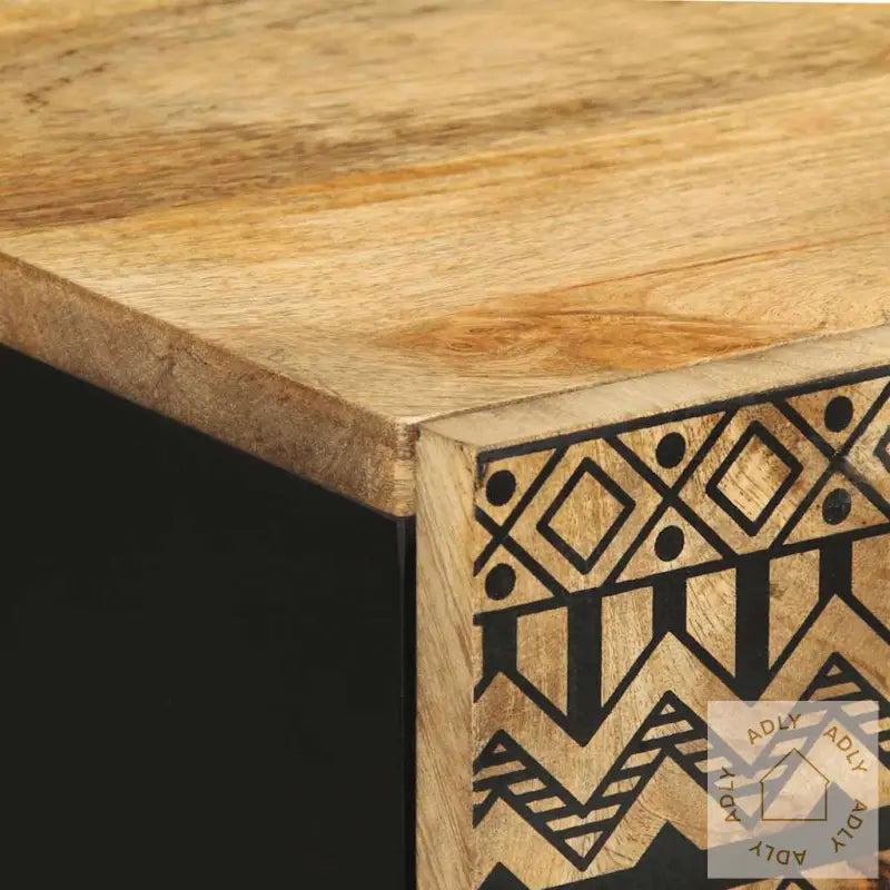 Skjenk 60X33,5X75 Cm Grovt Heltre Mangotre