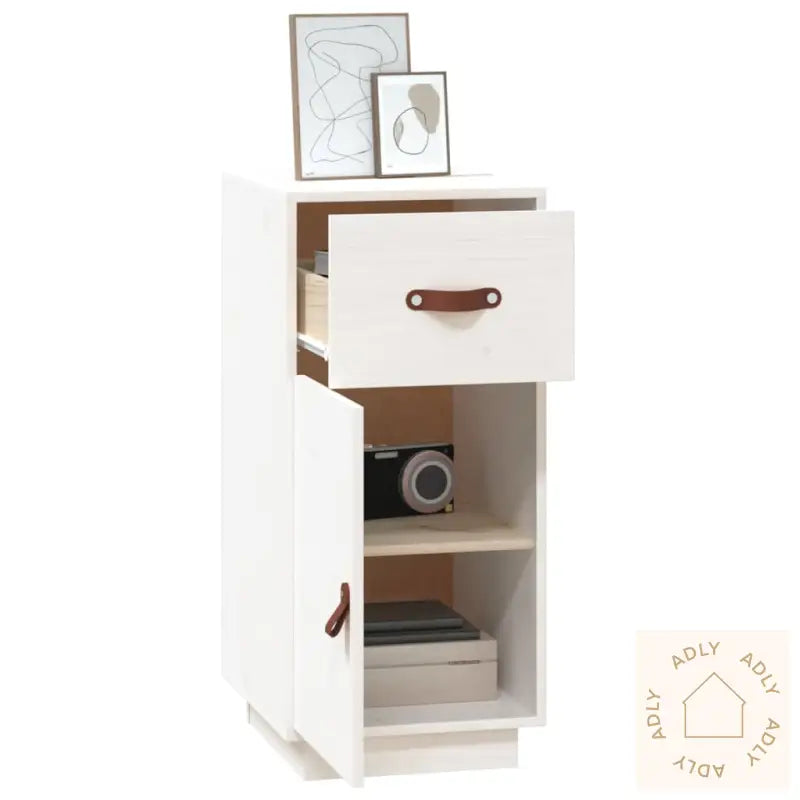 Skjenk Hvit 34X40X75 Cm Heltre Furu