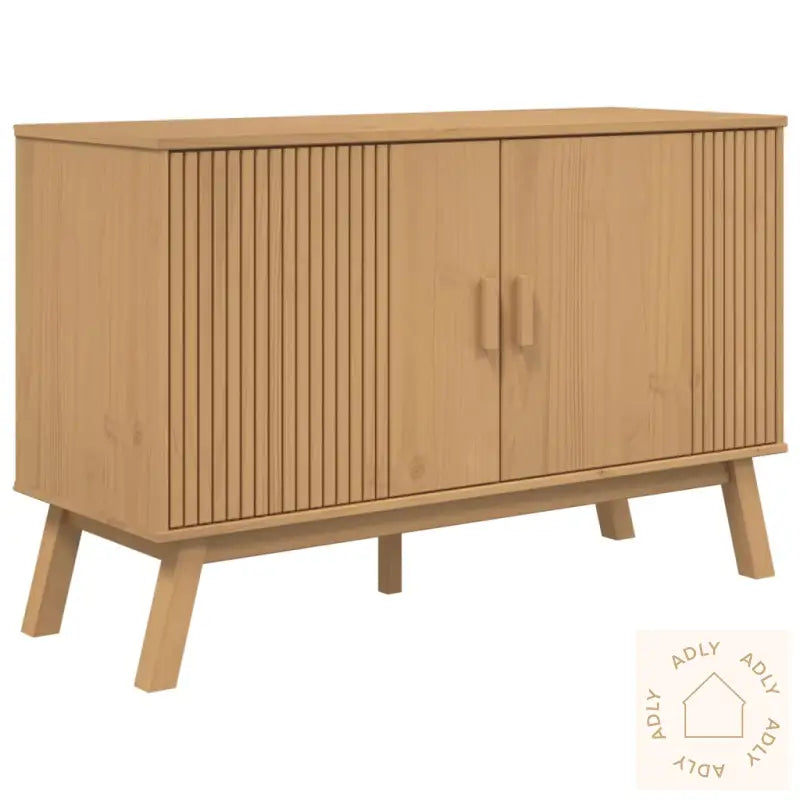 Skjenk Olden Brun 114X43X73,5Cm Heltre Furu