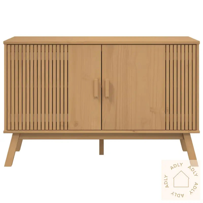 Skjenk Olden Brun 114X43X73,5Cm Heltre Furu