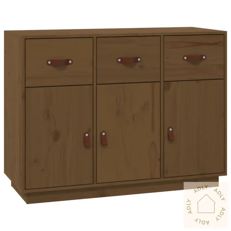 Skjenk Honningbrun 100X40X75 Cm Heltre Furu