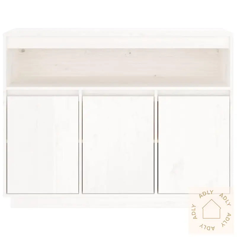 Skjenk Hvit 104,5X34X80 Cm Heltre Furu