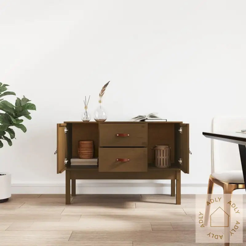 Skjenk Honningbrun 110X40X78 Cm Heltre Furu