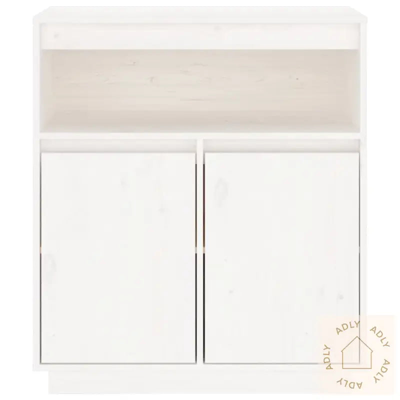 Skjenk Hvit 70X34X80 Cm Heltre Furu