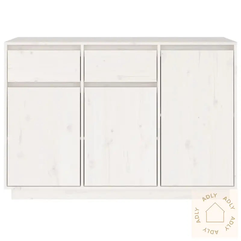 Skjenk Hvit 110X34X75 Cm Heltre Furu