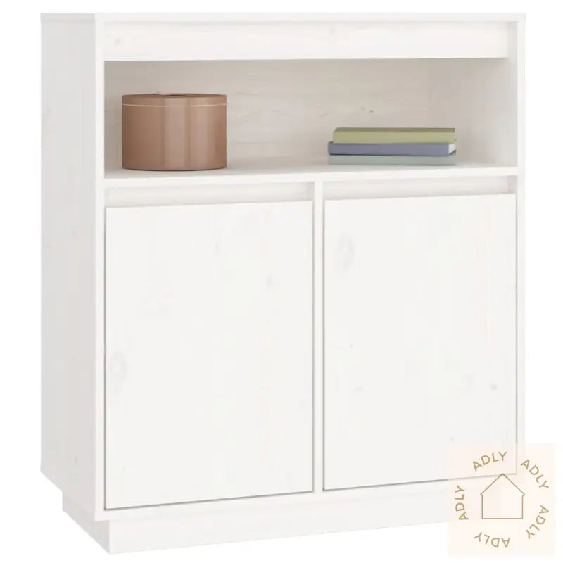 Skjenk Hvit 70X34X80 Cm Heltre Furu