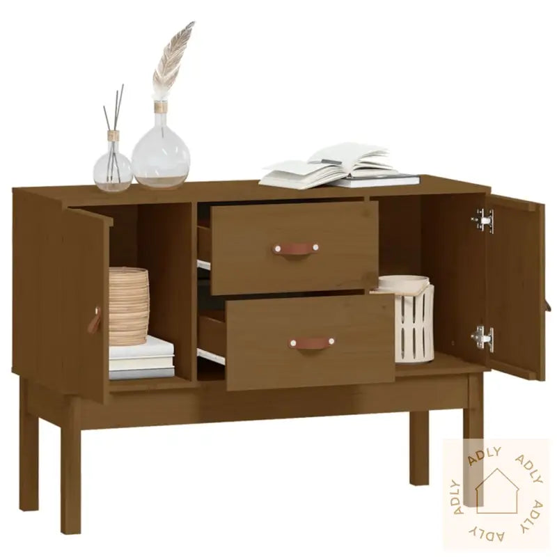 Skjenk Honningbrun 110X40X78 Cm Heltre Furu