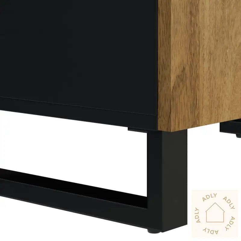 Skjenk Med 4 Dører 60X33X75 Cm Heltre Mango