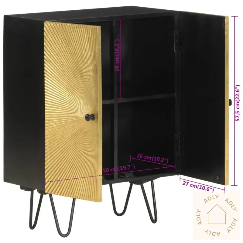Skjenk 55X30X75 Cm Heltre Mango