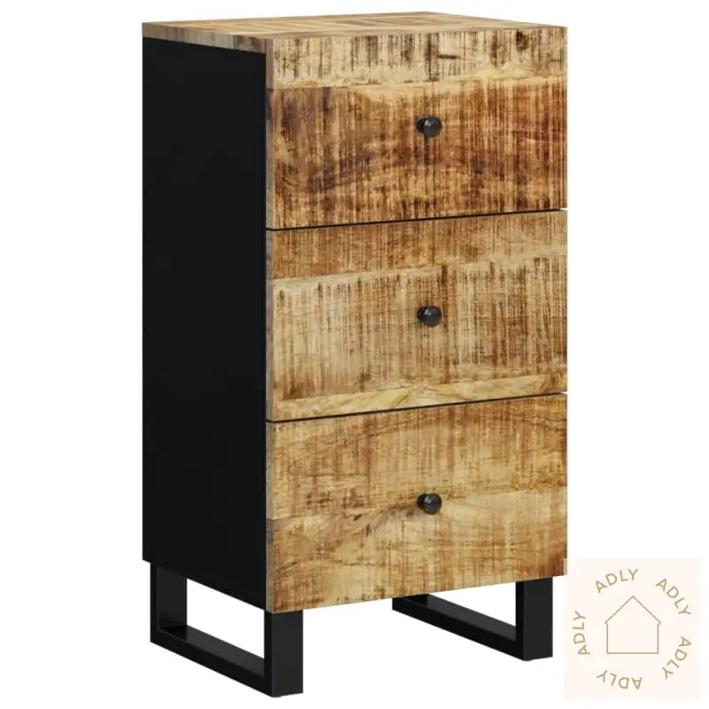 Skjenk Med 3 Skuffer 40X33,5X75 Cm Heltre Mango