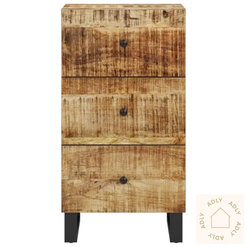 Skjenk Med 3 Skuffer 40X33,5X75 Cm Heltre Mango