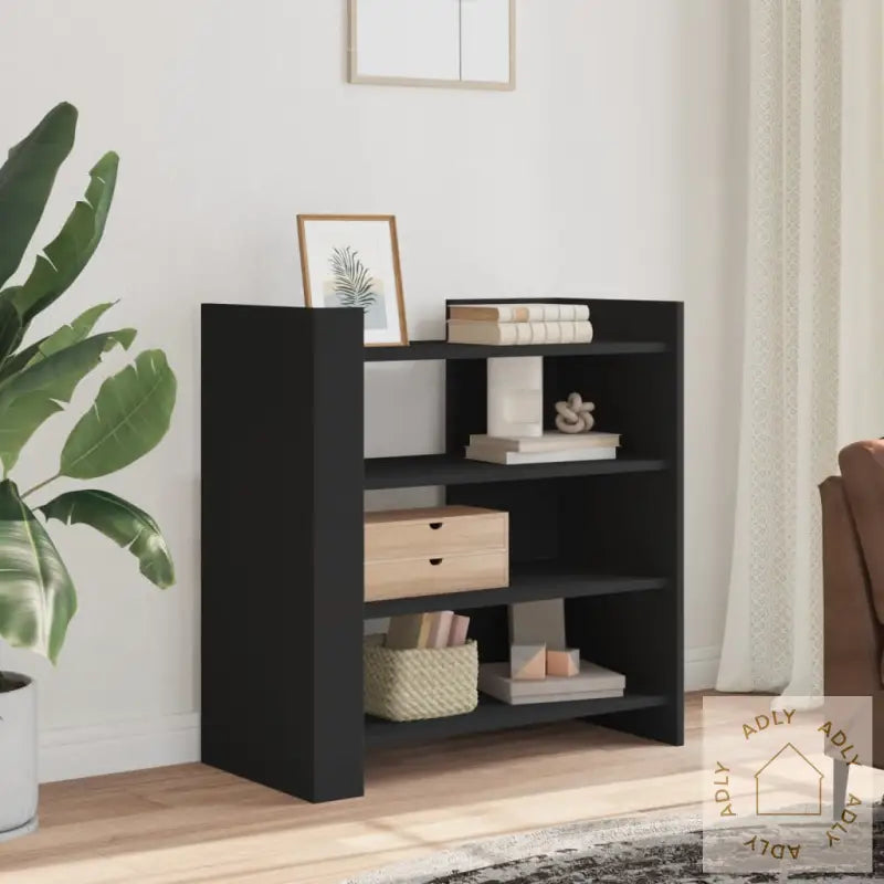 Skjenk Svart 73,5X35X75 Cm Konstruert Tre