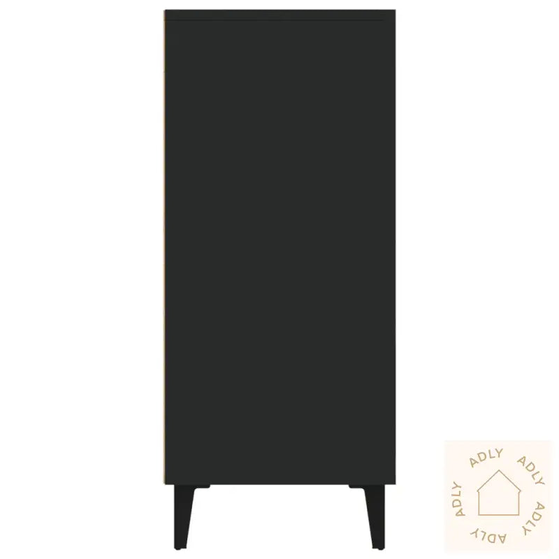 Skjenk Svart 90X34X80 Cm Konstruert Tre