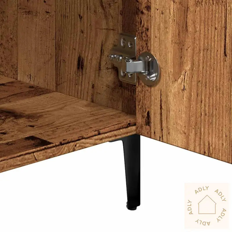 Skjenk Gammelt Tre 90X34X80 Cm Konstruert Tre