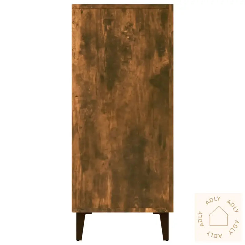 Skjenk Røkt Eik 90X34X80 Cm Konstruert Tre