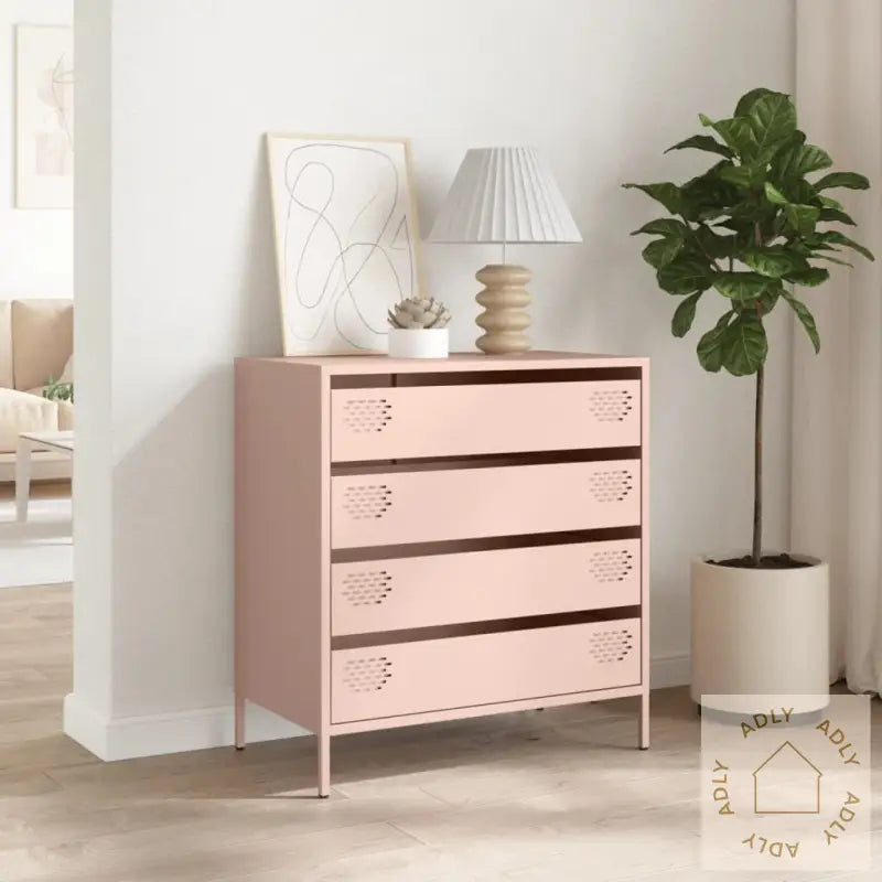 Skjenk Rosa 68X39X73,5 Cm Kaldvalset Stål