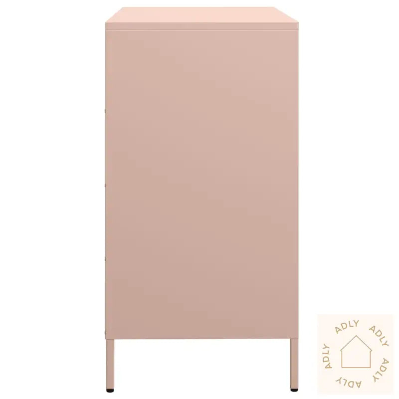 Skjenk Rosa 68X39X73,5 Cm Kaldvalset Stål