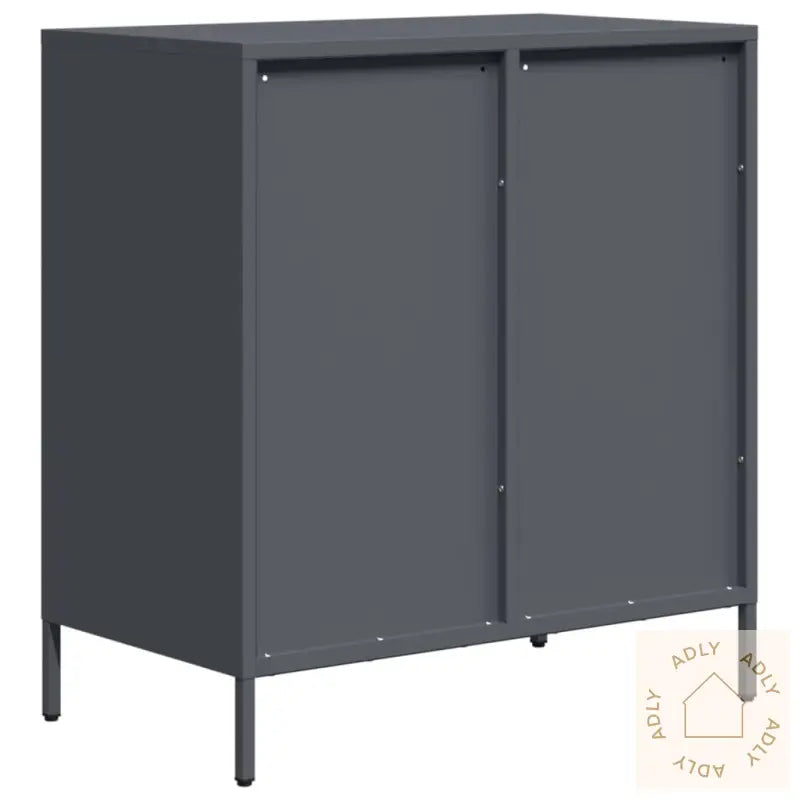 Skjenk Antrasitt 68X39X73,5 Cm Kaldvalset Stål