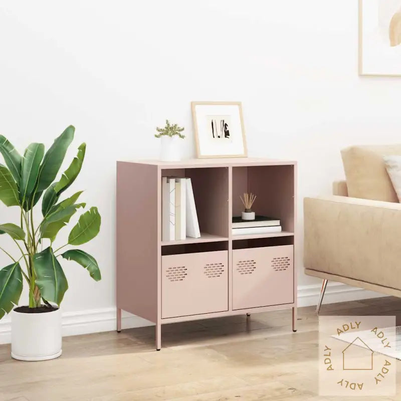 Skjenk Rosa 68X39X73,5 Cm Kaldvalset Stål