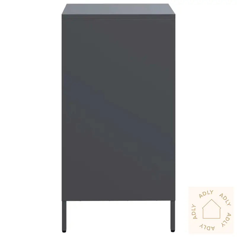 Skjenk Antrasitt 35X39X73,5 Cm Kaldvalset Stål