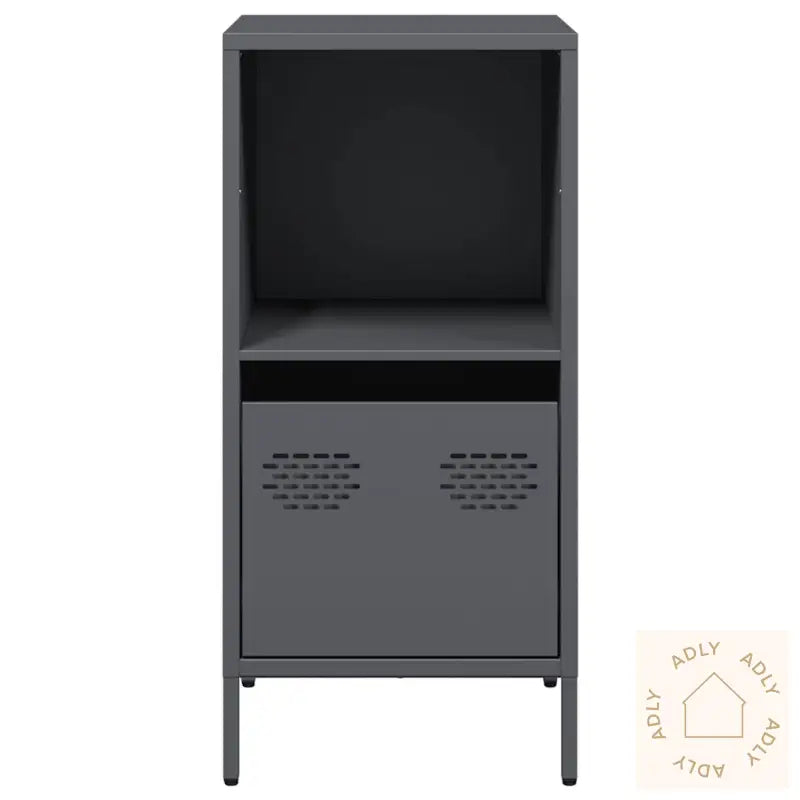 Skjenk Antrasitt 35X39X73,5 Cm Kaldvalset Stål