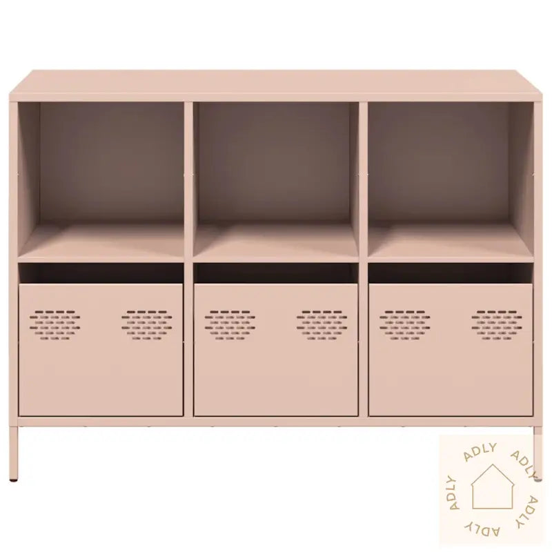 Skjenk Rosa 101,5X39X73,5 Cm Kaldvalset Stål