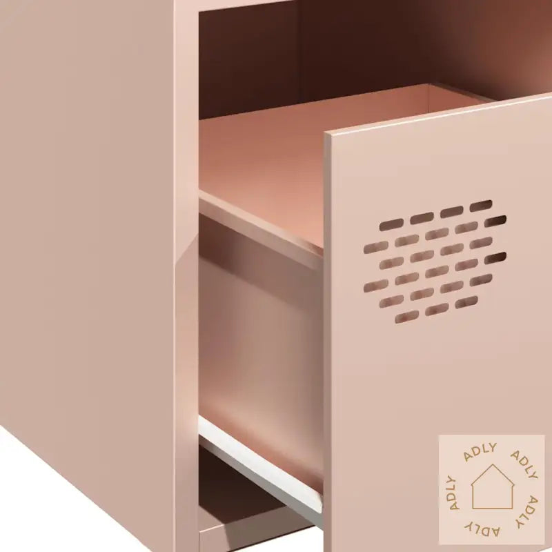 Skjenk Rosa 35X39X73,5 Cm Kaldvalset Stål