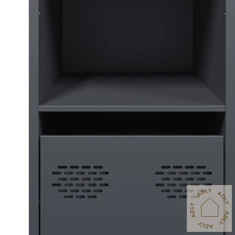 Skjenk Antrasitt 101,5X39X73,5 Cm Kaldvalset Stål