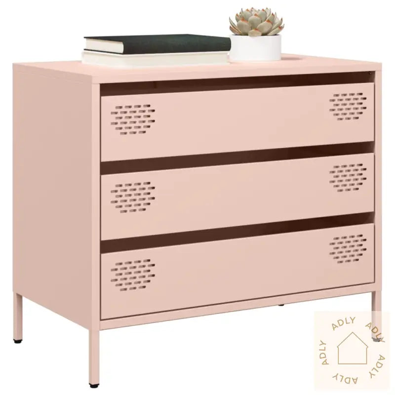Skjenk Rosa 68X39X58,5 Cm Kaldvalset Stål