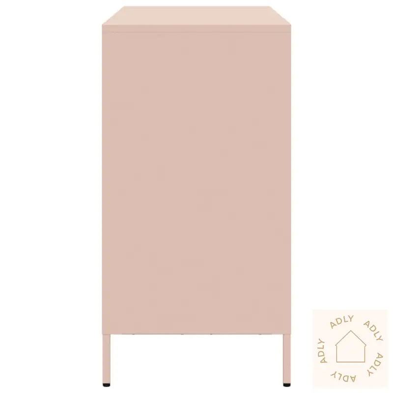 Skjenk Rosa 101,5X39X73,5 Cm Kaldvalset Stål