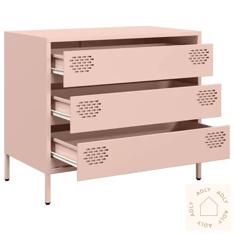 Skjenk Rosa 68X39X58,5 Cm Kaldvalset Stål