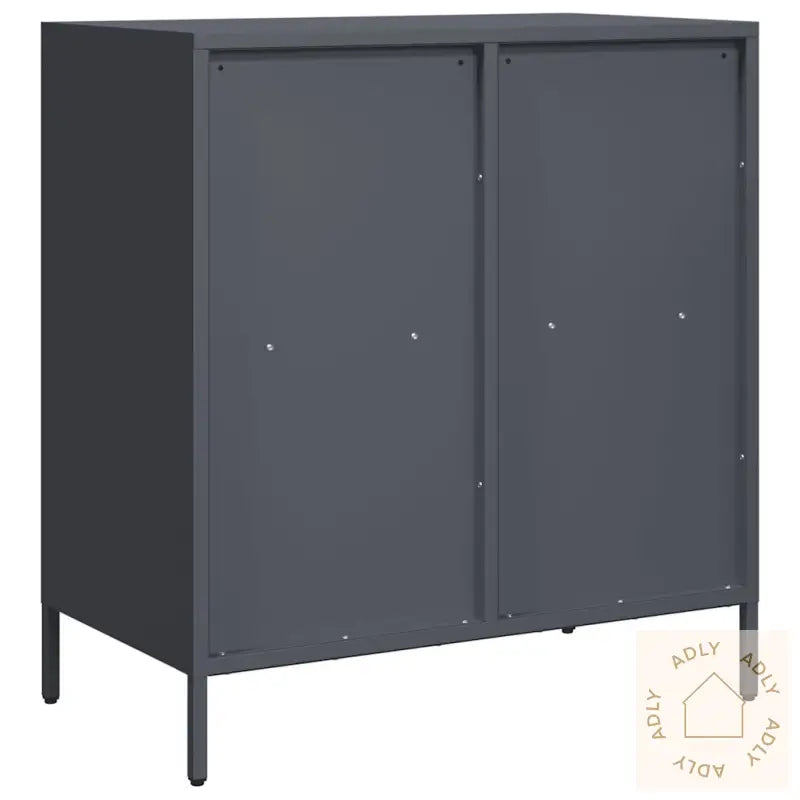 Skjenk Antrasitt 68X39X73,5 Cm Kaldvalset Stål