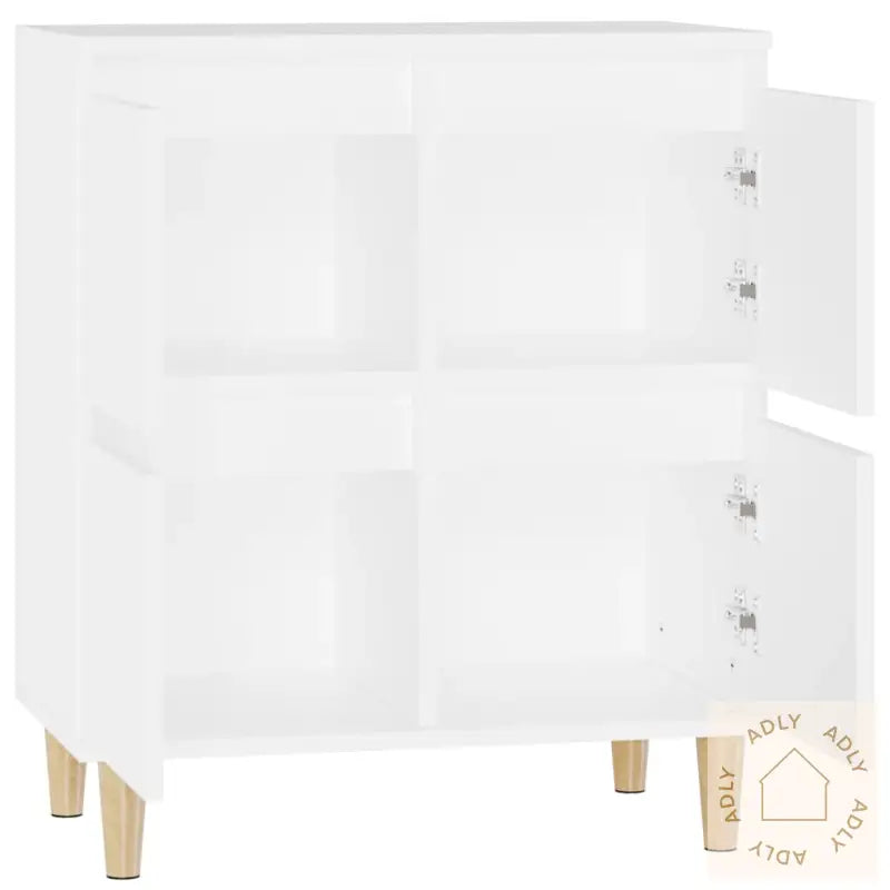 Skjenk Hvit 60X35X70 Cm Konstruert Tre