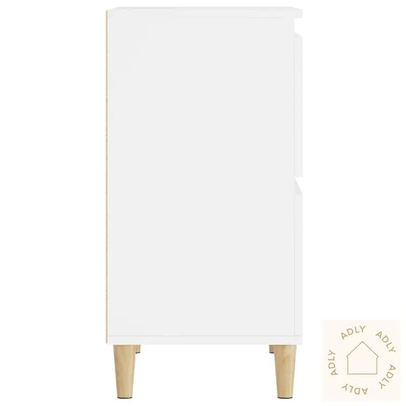 Skjenk Hvit 60X35X70 Cm Konstruert Tre