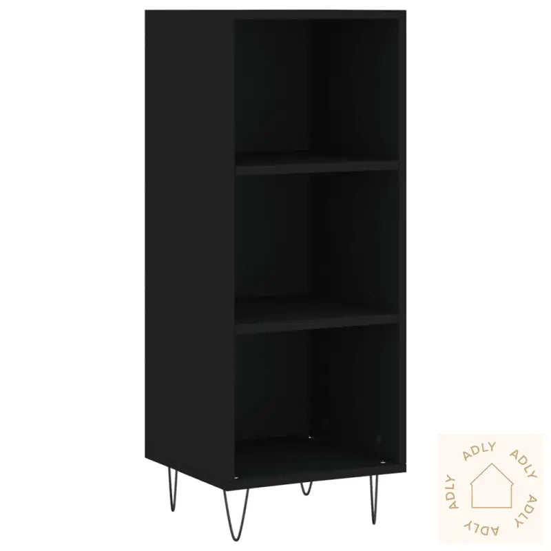 Skjenk Svart 34,5X32,5X90 Cm Konstruert Tre