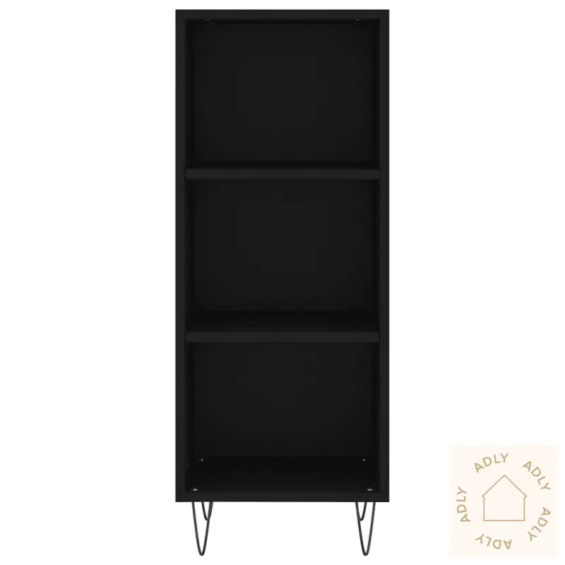 Skjenk Svart 34,5X32,5X90 Cm Konstruert Tre