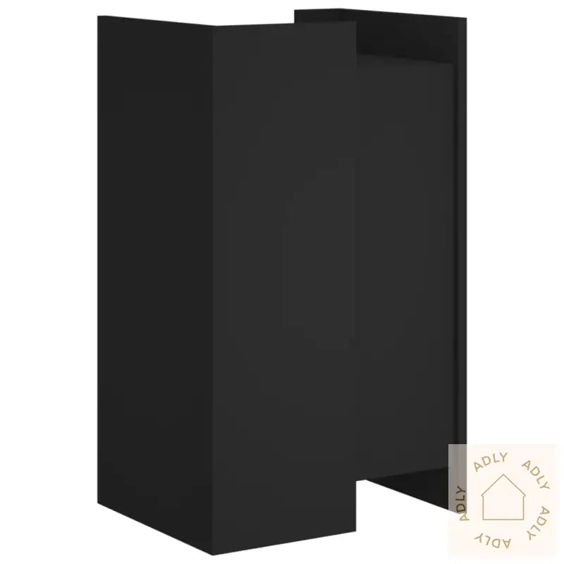 Skjenk Svart 45X35X75 Cm Konstruert Tre