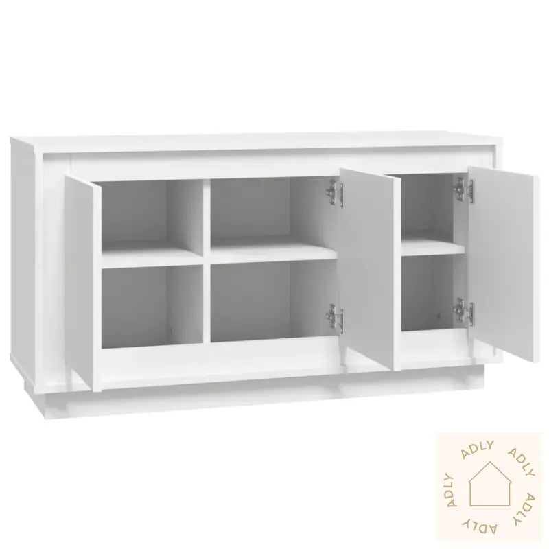 Skjenk Hvit 102X35X55 Cm Konstruert Tre