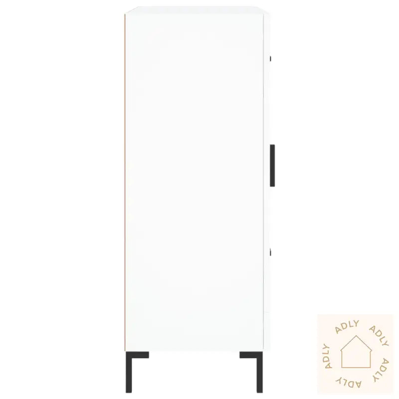 Skjenk Hvit 69,5X34X90 Cm Konstruert Tre