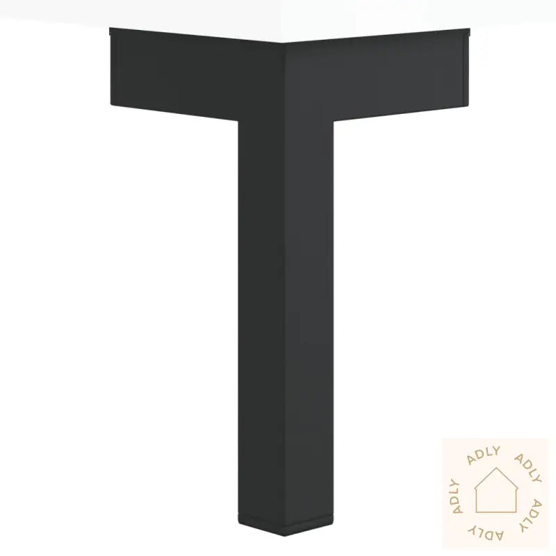 Skjenk Høyglans Hvit 69,5X34X90 Cm Konstruert Tre