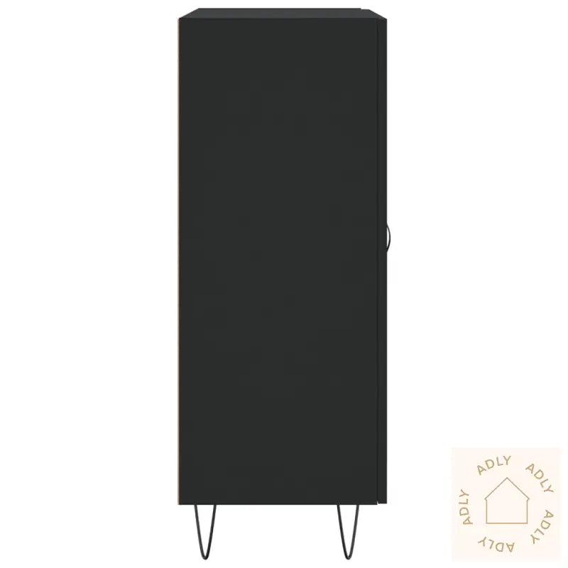 Skjenk Svart 69,5X34X90 Cm Konstruert Tre