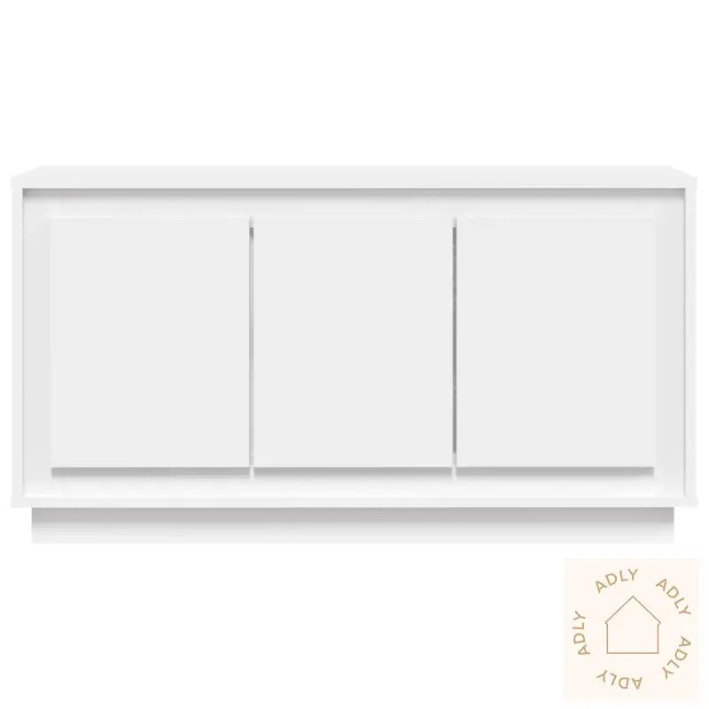 Skjenk Hvit 102X35X55 Cm Konstruert Tre